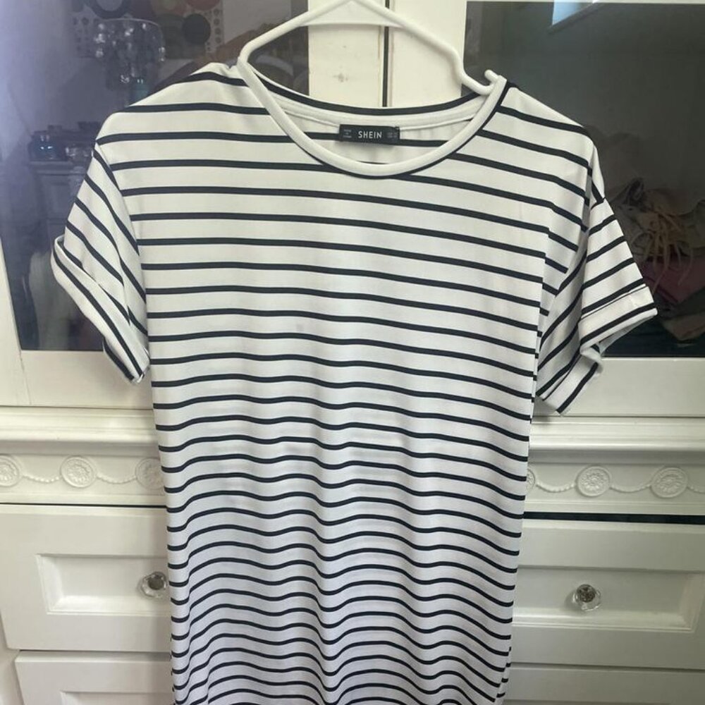 Striped T-Shirt Dress